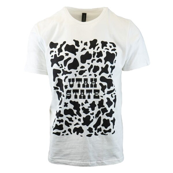 Utah State Ag Day Cow Print Unisex T-Shirt white